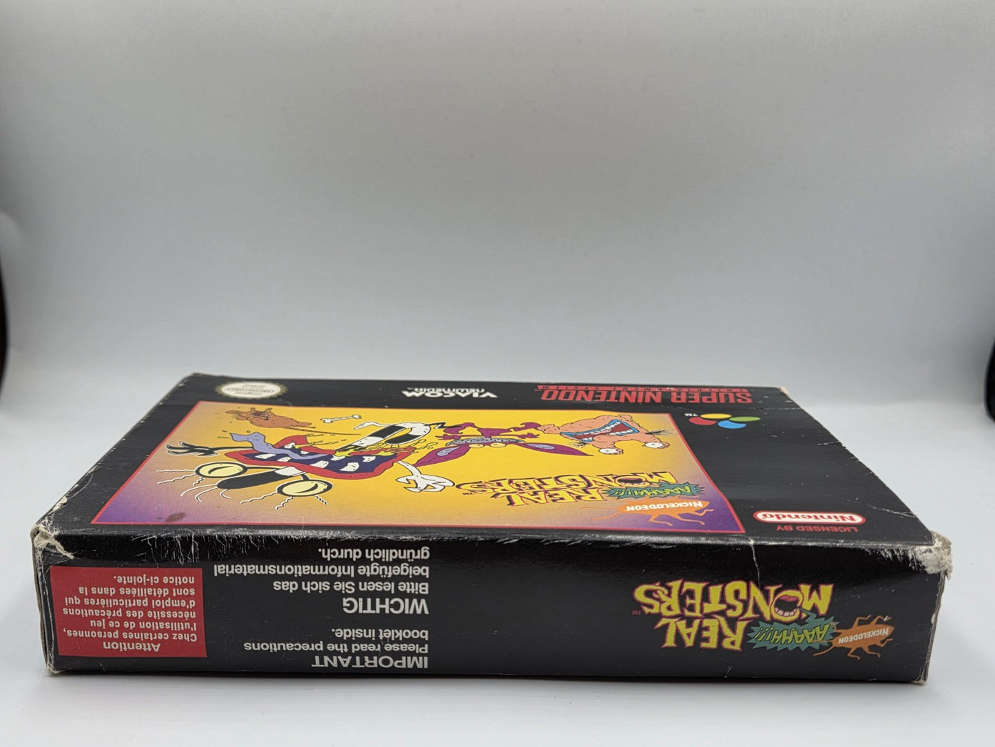 SNES Super Nintendo Aaahh!!! Real Monsters mit OVP und Anleitung EUR
