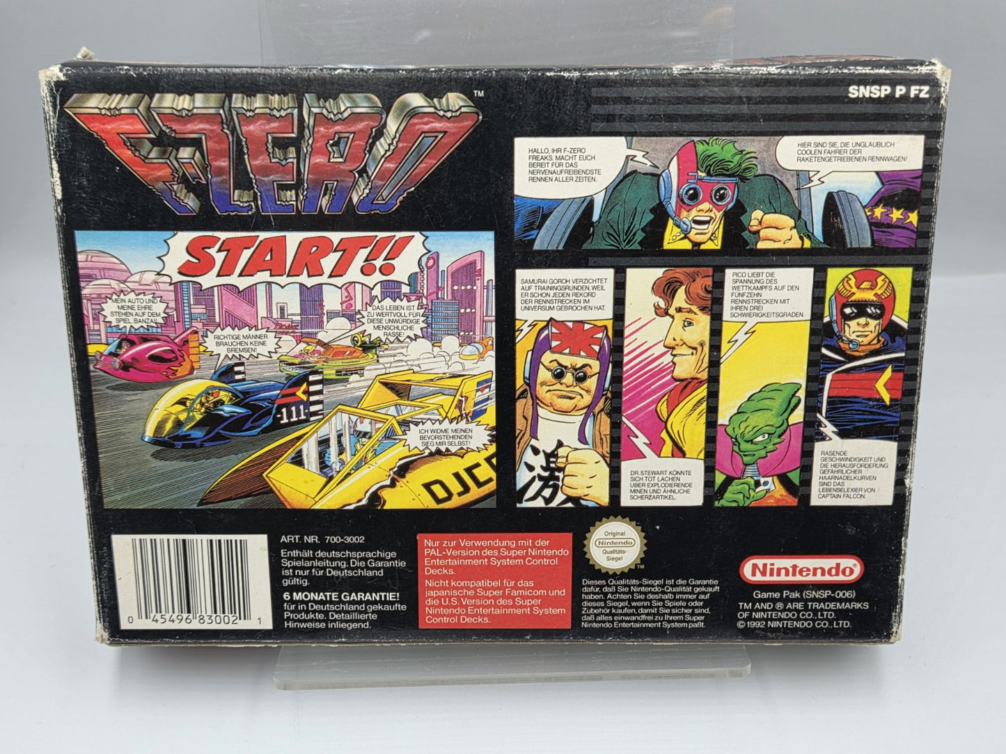 SNES Super Nintendo F-Zero mit OVP und Anleitung NOE - T-Retro-Games
