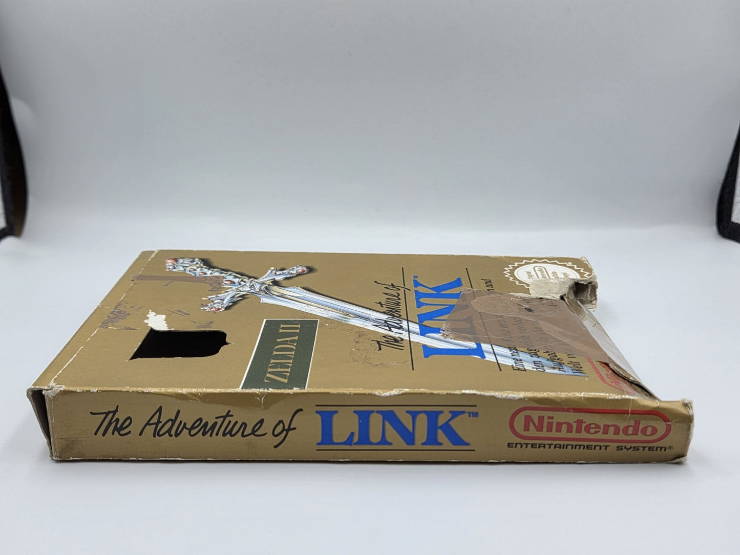 NES Nintendo The Adventure of Link Zelda II Leer OVP Empty Box NOE