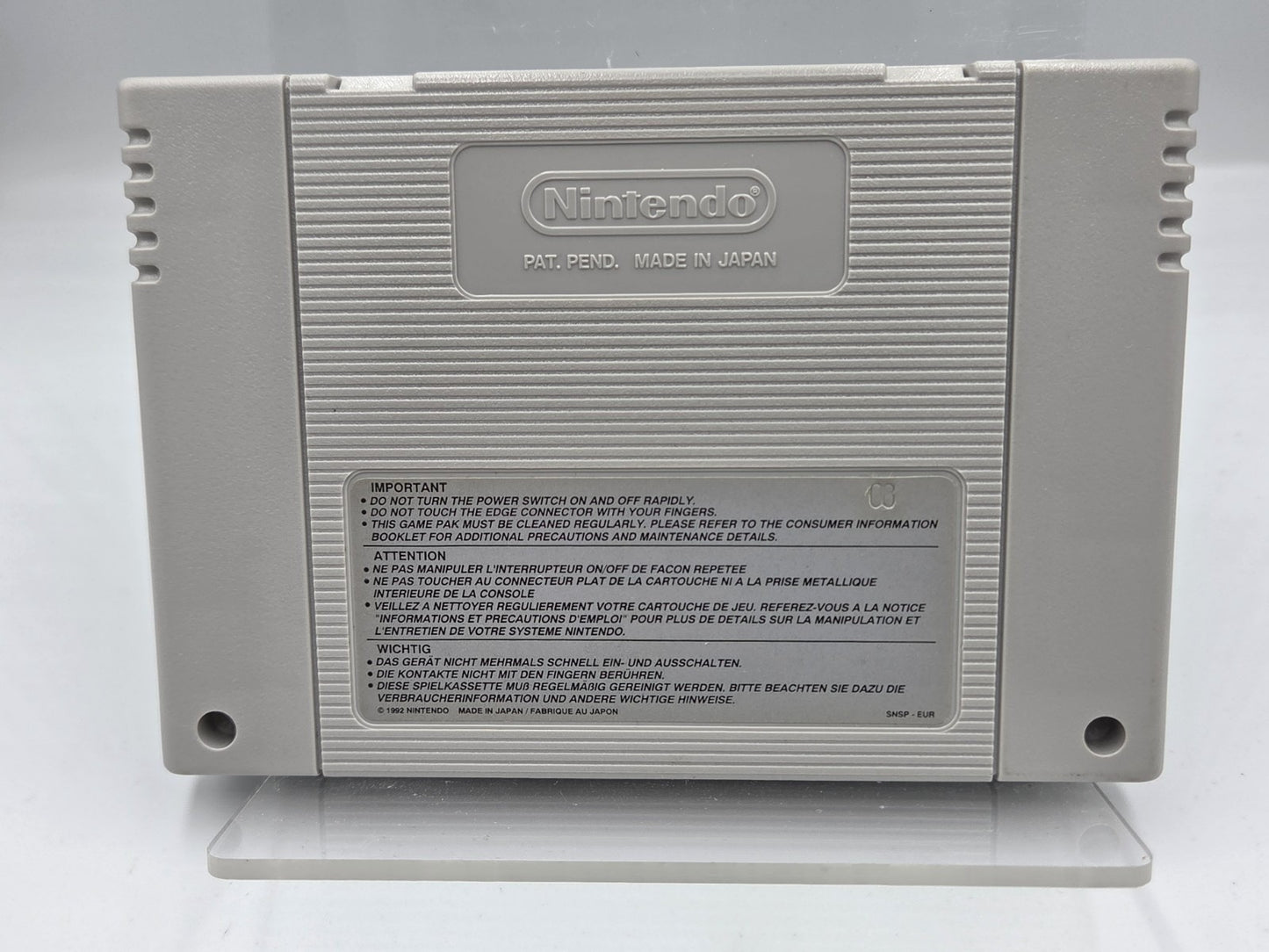 SNES Super Nintendo Wolverine Adamantium Rage Modul EUR