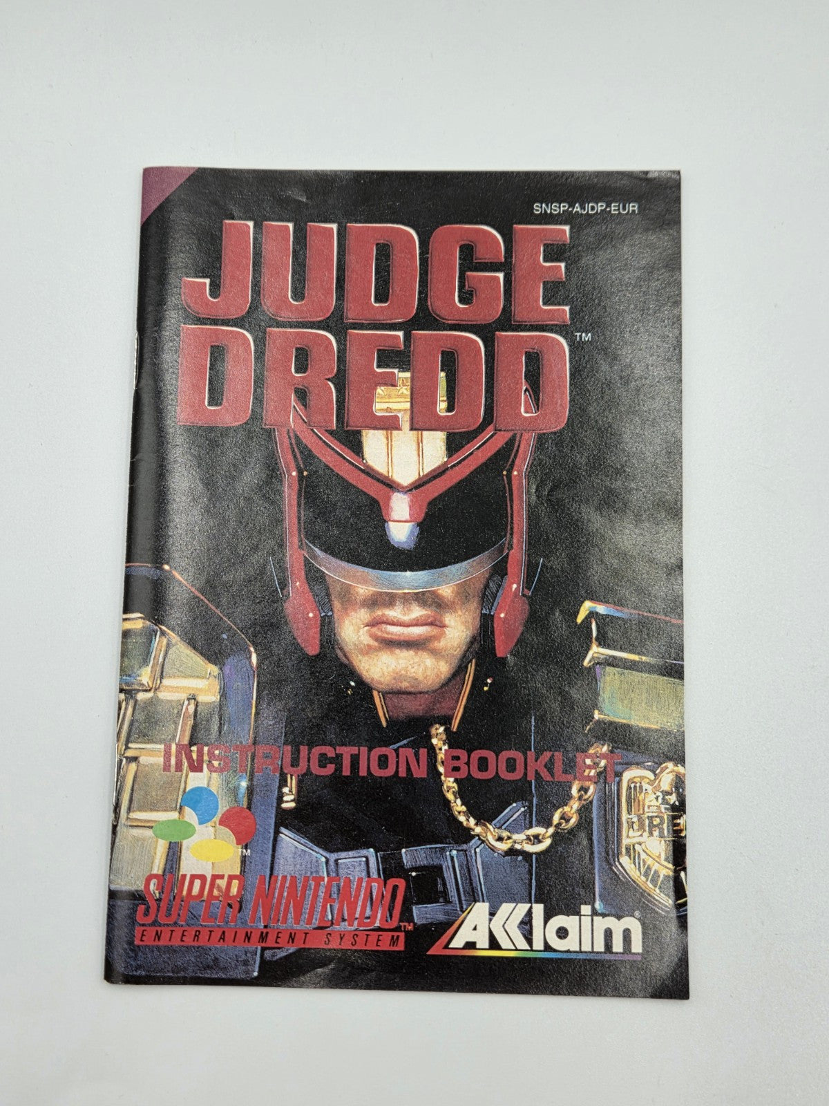 SNES Super Nintendo Judge Dredd mit OVP und Anleitung EUR