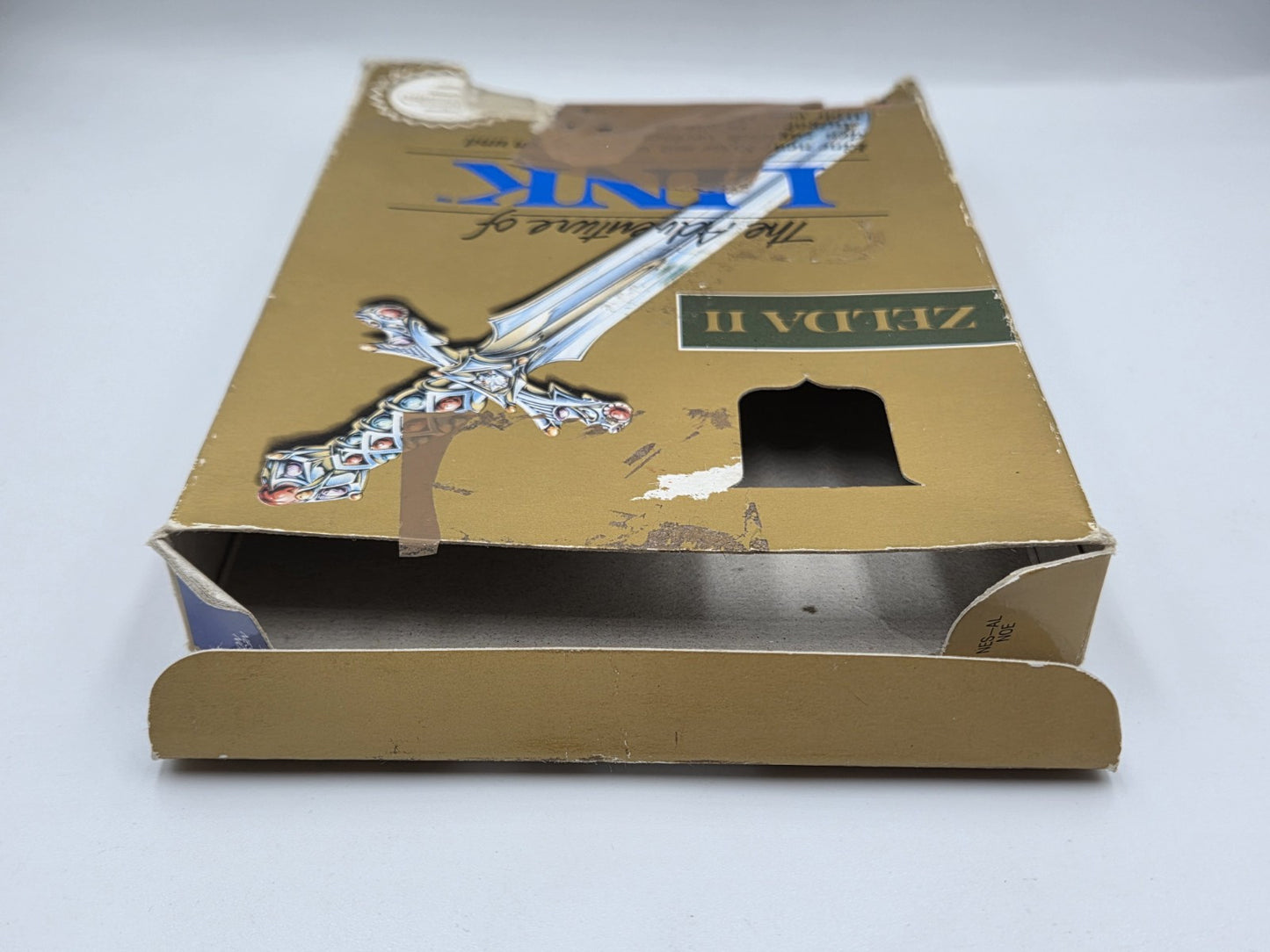 NES Nintendo The Adventure of Link Zelda II Leer OVP Empty Box NOE