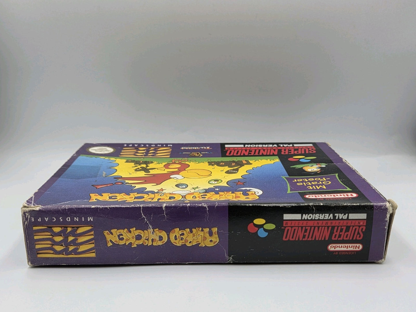 SNES Super Nintendo Alfred Chicken mit OVP und Anleitung NOE - T-Retro-Games