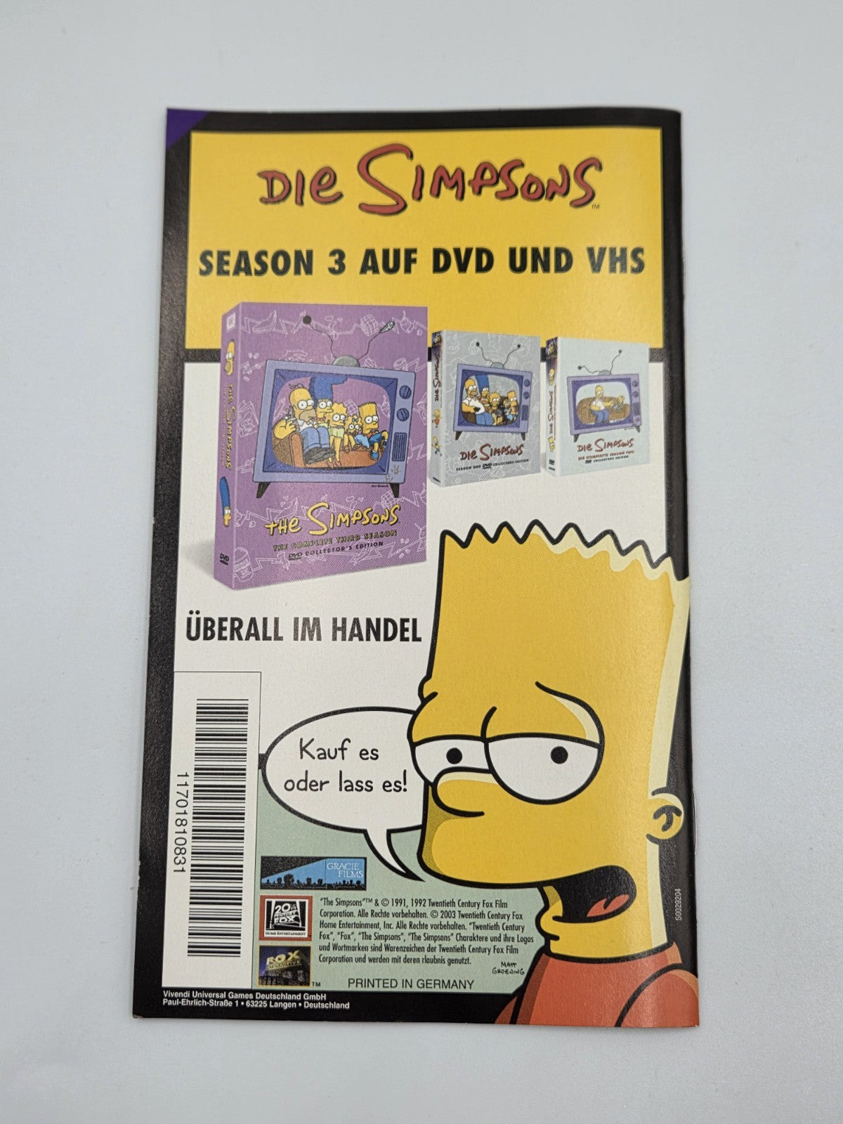 Nintendo GameCube The Simpsons Hit & Run mit OVP und Anleitung NOE