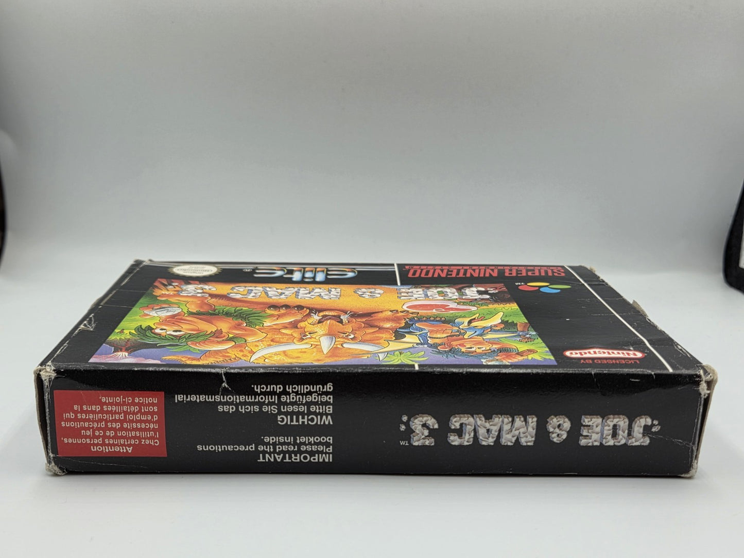 SNES Super Nintendo Joe & Mac 3 mit OVP und Anleitung EUR - T-Retro-Games