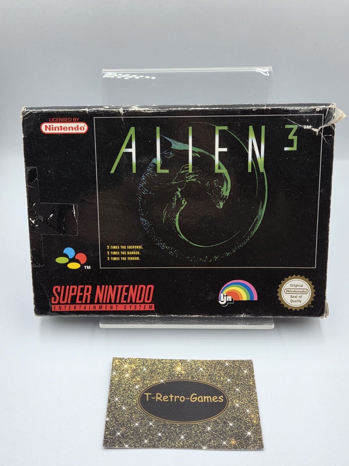 SNES Super Nintendo Alien 3 mit OVP und Anleitung EUR - T-Retro-Games
