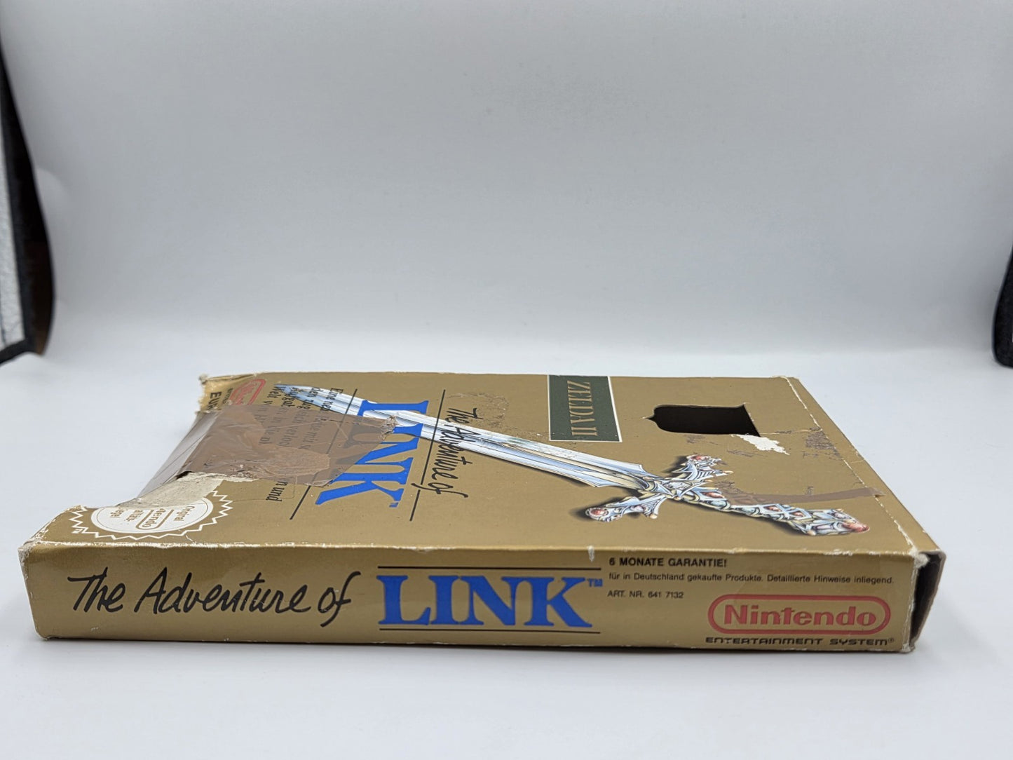 NES Nintendo The Adventure of Link Zelda II Leer OVP Empty Box NOE