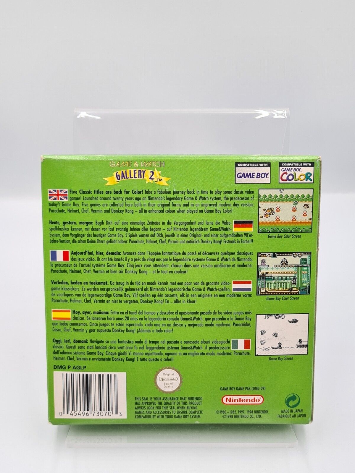 Nintendo Game Boy Color Spiel Game & Watch Gallery 2 mit OVP und Anleitung EUR - T-Retro-Games 