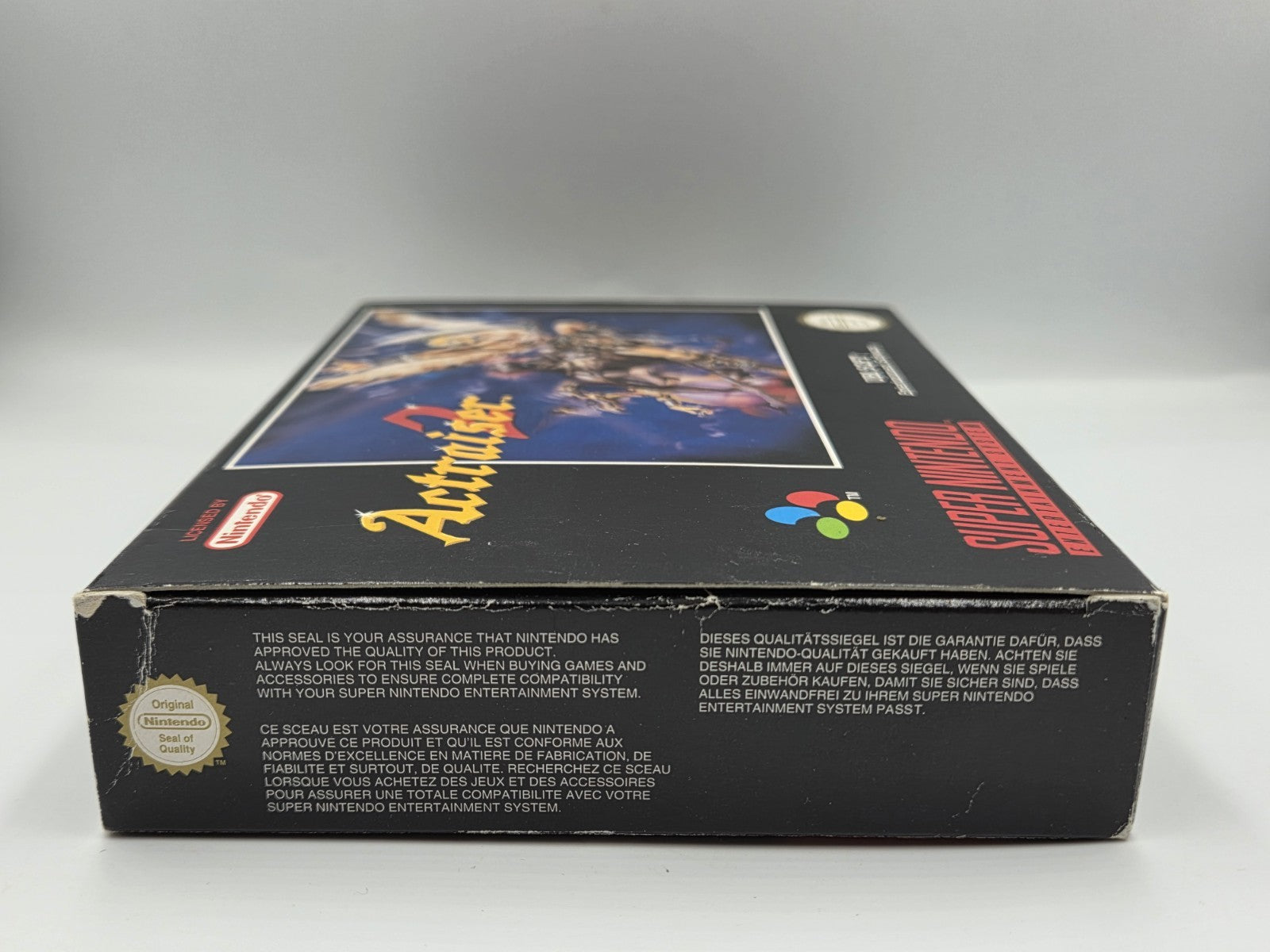 SNES Super Nintendo ActRaiser 2 mit OVP und Anleitung + Poster EUR