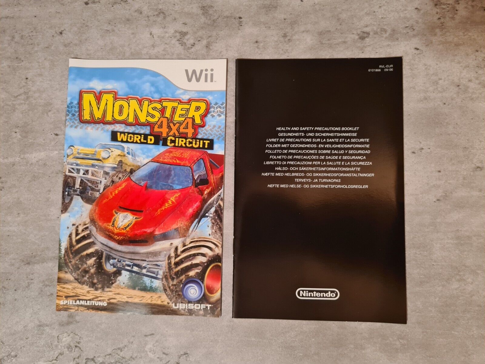 Nintendo Wii Spiel Monster 4x4 World Circuit mit OVP und Anleitung NOE - T-Retro-Games 