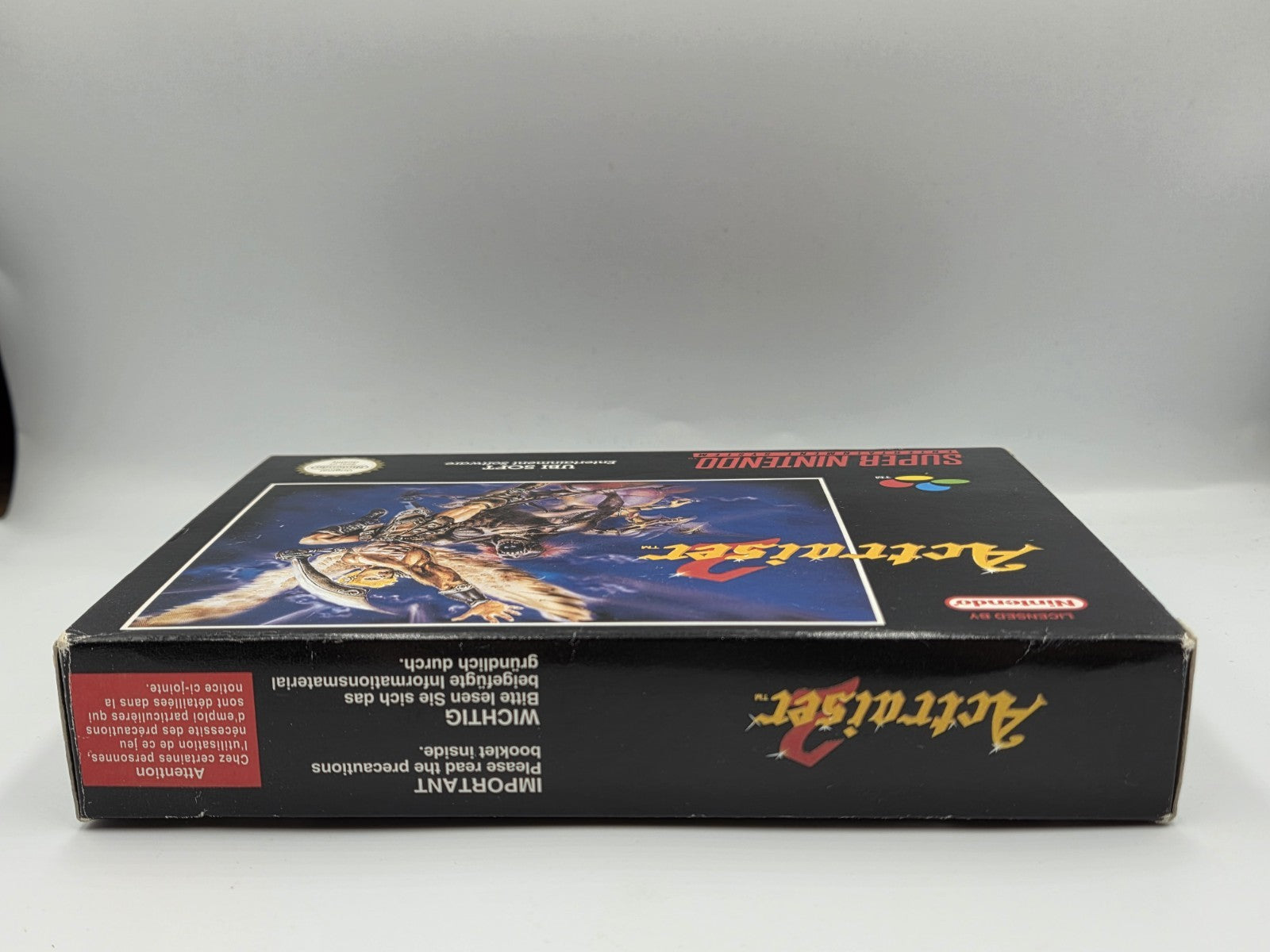 SNES Super Nintendo ActRaiser 2 mit OVP und Anleitung + Poster EUR