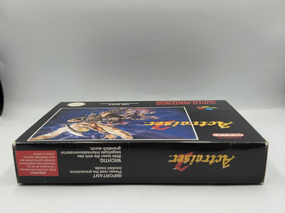 SNES Super Nintendo ActRaiser 2 mit OVP und Anleitung + Poster EUR