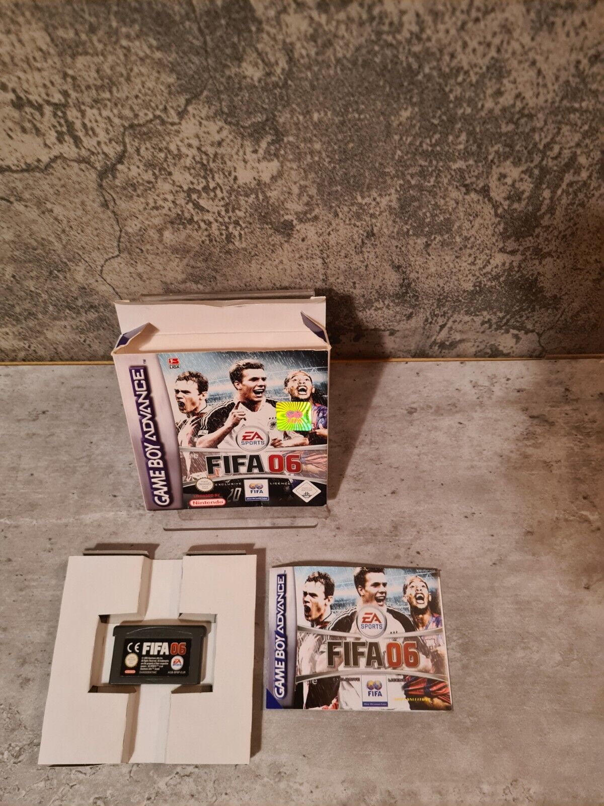 Nintendo Gameboy Advance Fifa 06 mit OVP und Anleitung NOE - T-Retro-Games 