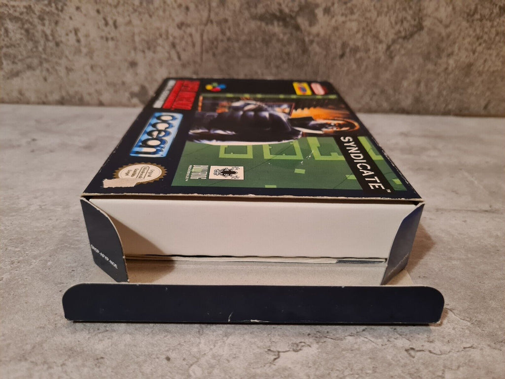 SNES Super Nintendo Syndicate mit OVP und Anleitung NOE - T-Retro-Games 