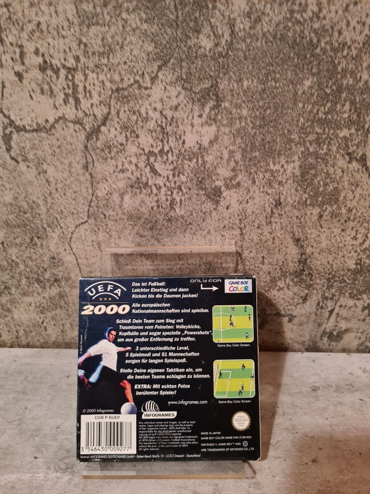 Nintendo Game Boy Color Uefa 2000 mit OVP und Anleitung NOE - T-Retro-Games 
