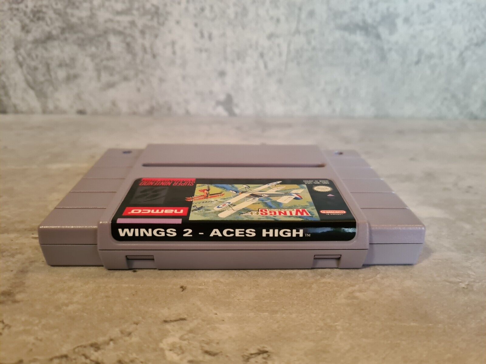 SNES Super Nintendo Wings 2 - Aces High mit OVP und Anleitung NTSC USA - T-Retro-Games 