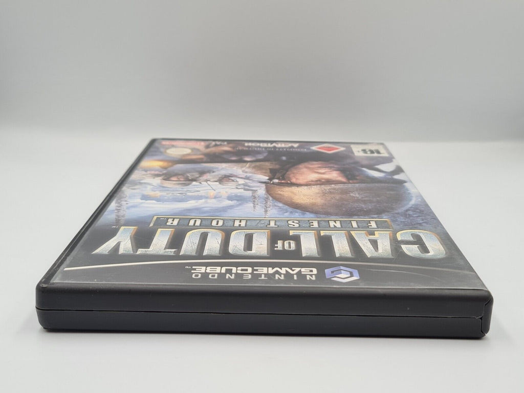 Nintendo GameCube Call of Duty Finest Hour mit OVP und Anleitung NOE - T-Retro-Games 