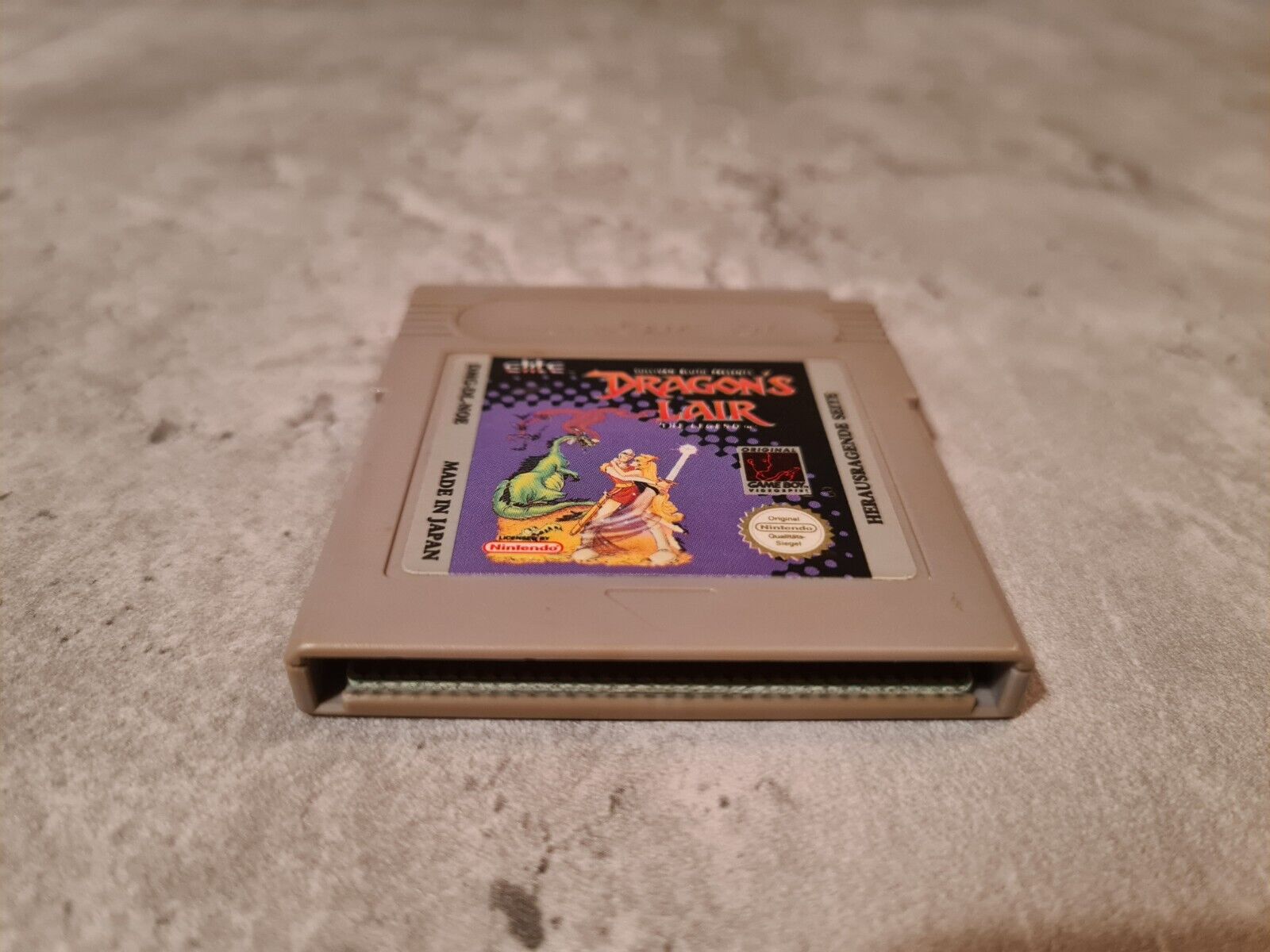 Nintendo Gameboy Classic Spiel Dragon's Lair Modul NOE - T-Retro-Games 