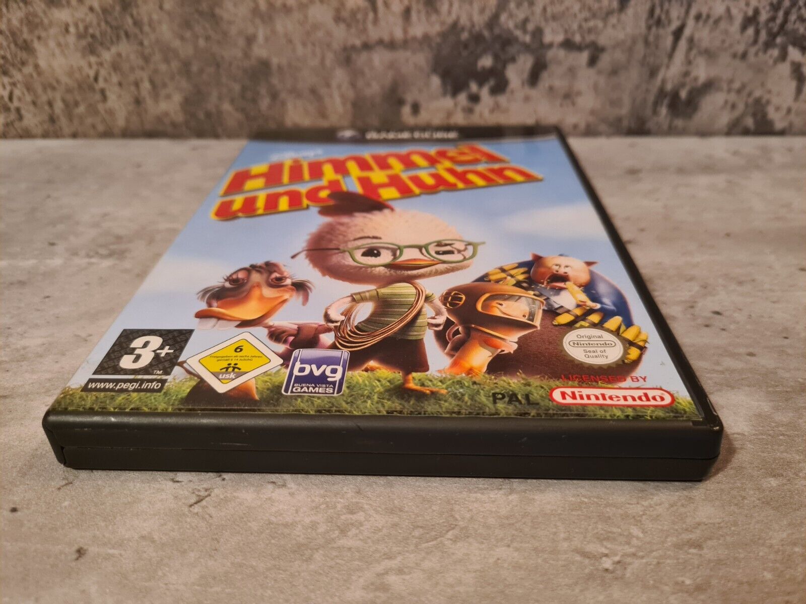 Nintendo GameCube Disney's Himmel und Huhn mit OVP und Anleitung NOE - T-Retro-Games 