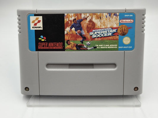 SNES Super Nintendo International Superstar Soccer Deluxe Modul EUR