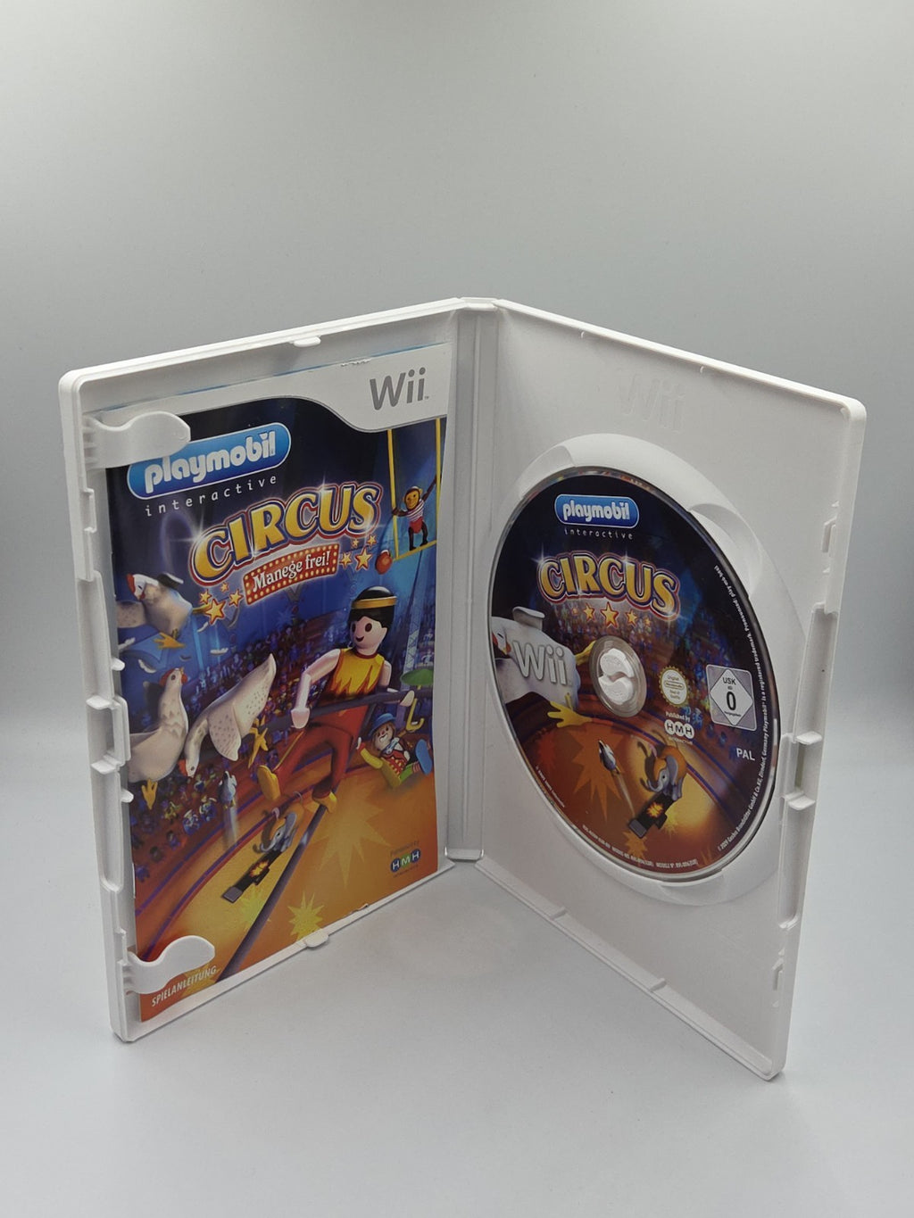 Nintendo Wii Spiel Playmobil Circus Manege Frei mit OVP und Anleitung NOE