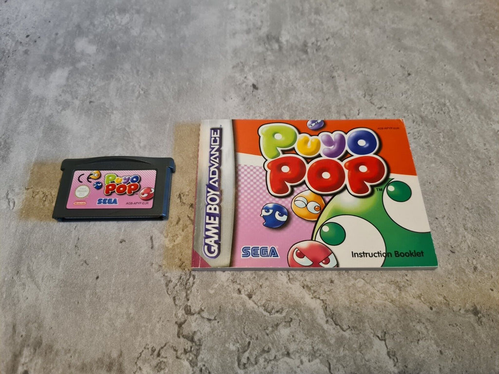 Gameboy Advance Puyo Pop mit OVP und Anleitung EUR - T-Retro-Games 