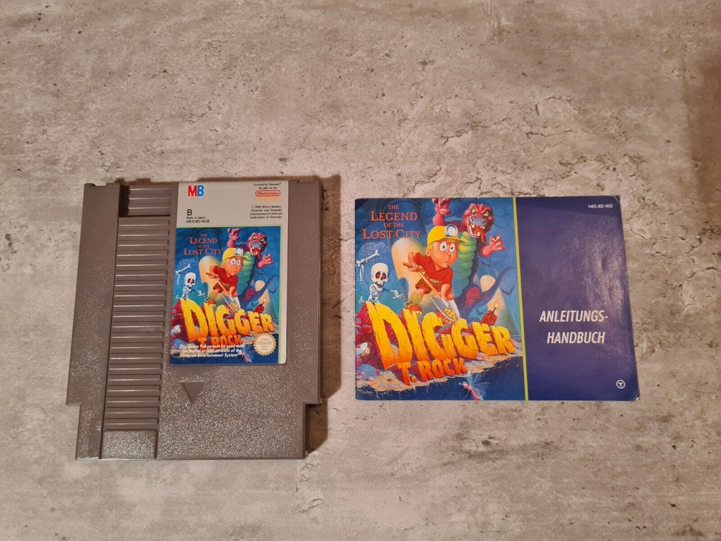 NES Digger T. Rock The Legend of The Lost City mit OVP und Anleitung NOE - T-Retro-Games 