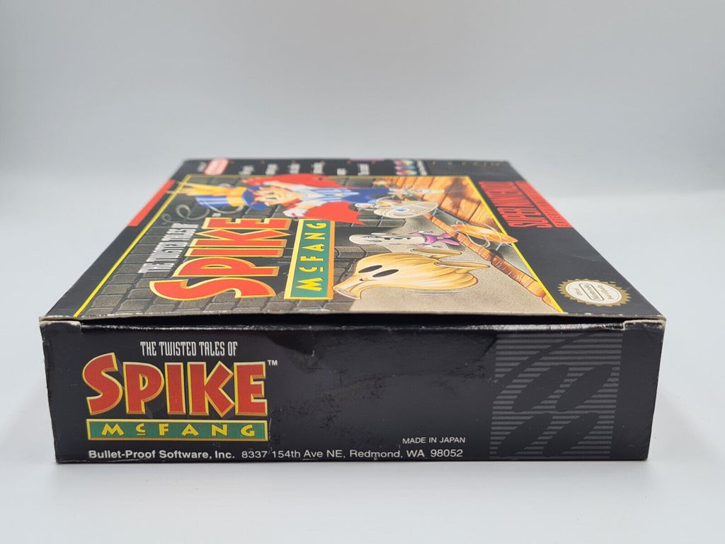 SNES Super Nintendo The Twisted Tales of Spike Mcfang + OVP + Anleitung NTSC-USA - T-Retro-Games 