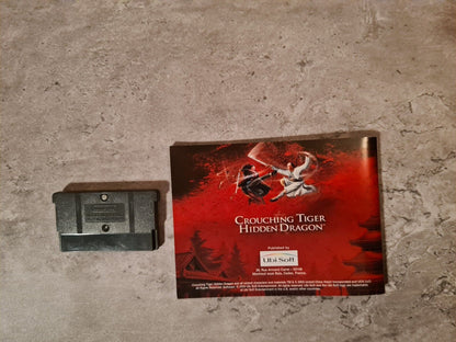 Nintendo Gameboy Advance Crouching Tiger Hidden Dragon mit OVP und Anleitung EUR - T-Retro-Games 