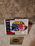 SNES Super Nintendo Super Hockey mit OVP und Anleitung FAH /SFRA - T-Retro-Games 