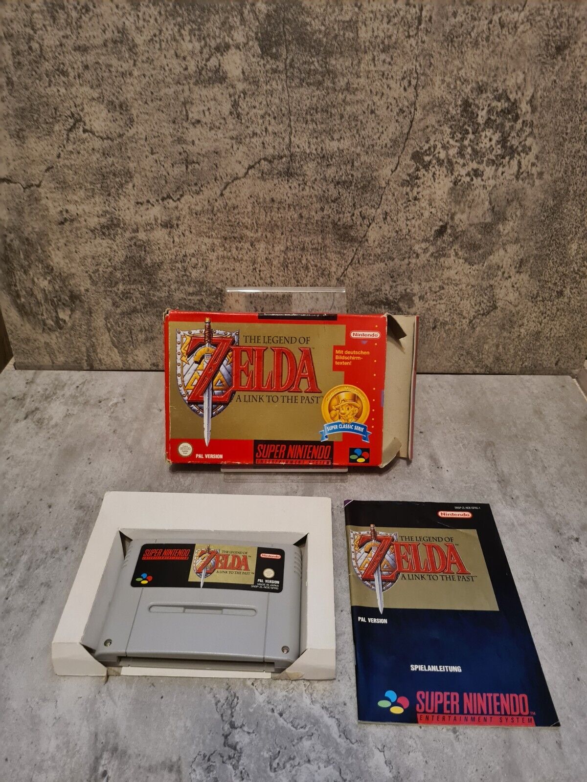 Super Nintendo The Legend of Zelda A Link to the Past mit OVP + Anleitung NOE - T-Retro-Games 