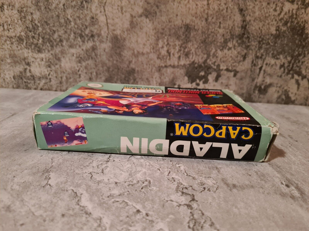 SNES Super Nintendo Disney's Aladdin mit OVP und Anleitung NOE/SFRG - T-Retro-Games 
