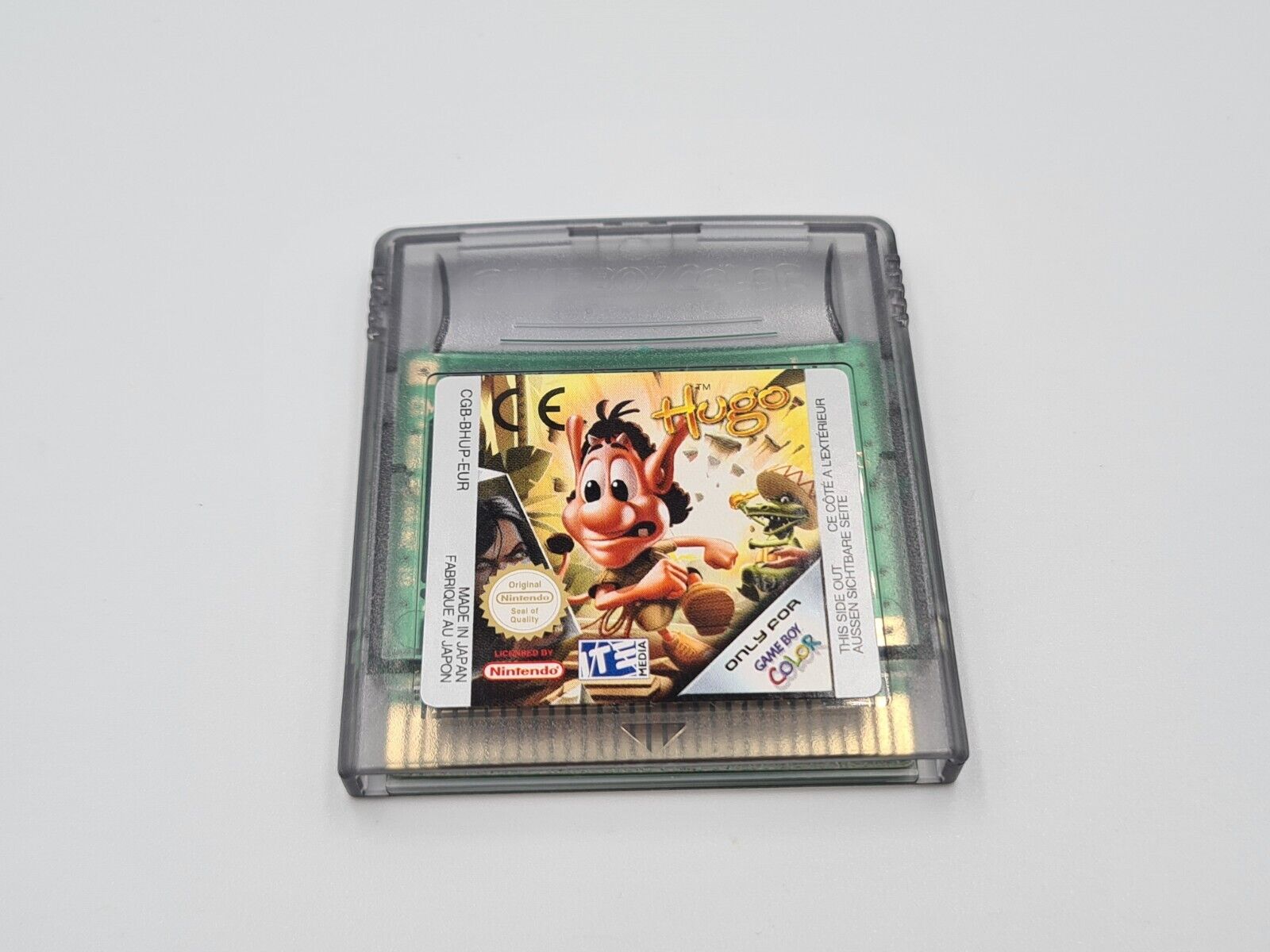 Nintendo Game Boy Color Spiel Hugo mit OVP und Anleitung EUR - T-Retro-Games 