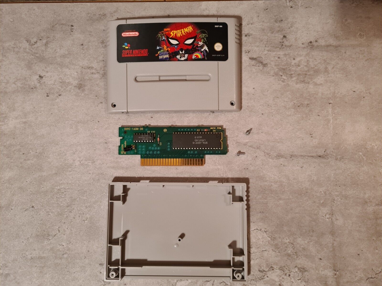 SNES Super Nintendo Spider-Man The Animated Series Modul EUR - T-Retro-Games 