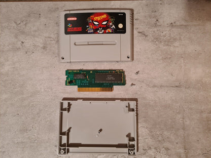 SNES Super Nintendo Spider-Man The Animated Series Modul EUR - T-Retro-Games 