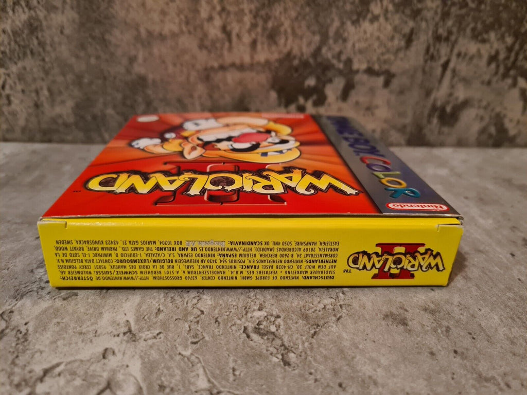 Gameboy Color Wario Land II mit OVP und Anleitung EUR - T-Retro-Games 