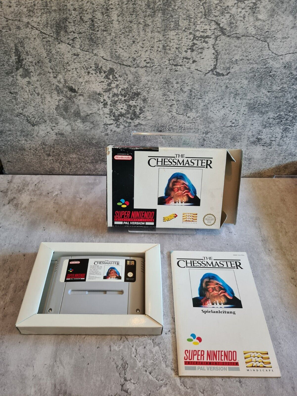 SNES Super Nintendo The Chessmaster mit OVP und Anleitung FRG - T-Retro-Games 