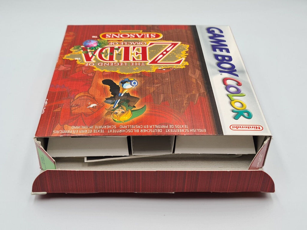 Game Boy Color The Legend of Zelda Oracle of Seasons mit OVP und Anleitung EUR - T-Retro-Games 