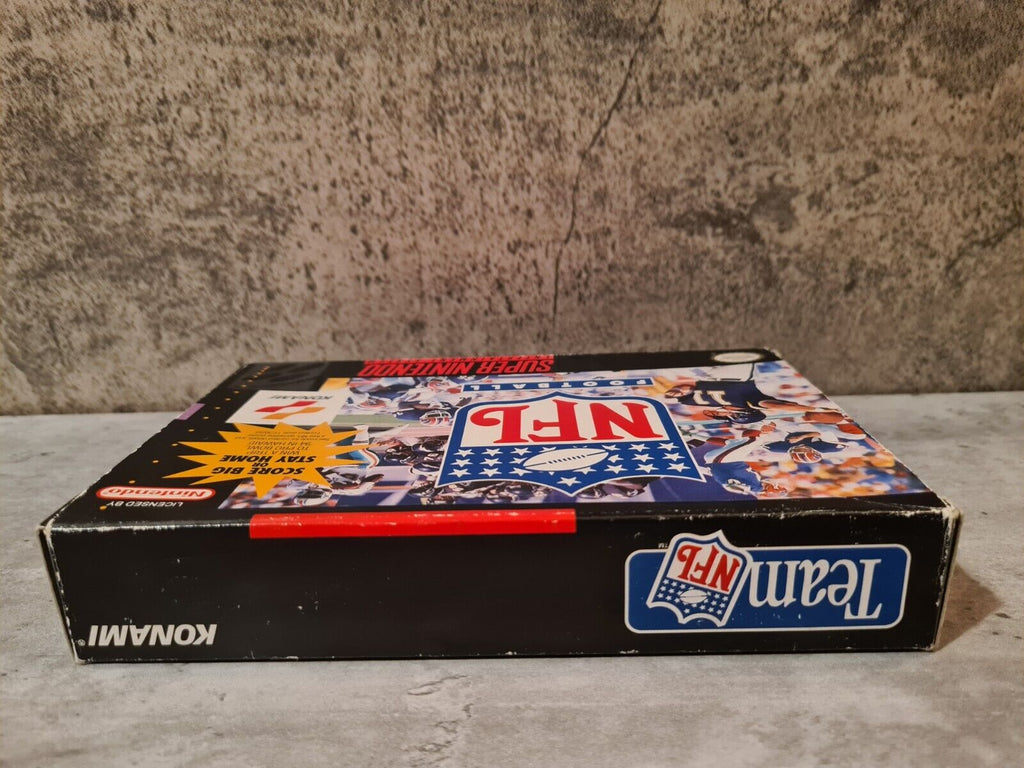 SNES Super Nintendo NFL Football mit OVP und Anleitung + Playbook NTSC USA - T-Retro-Games 