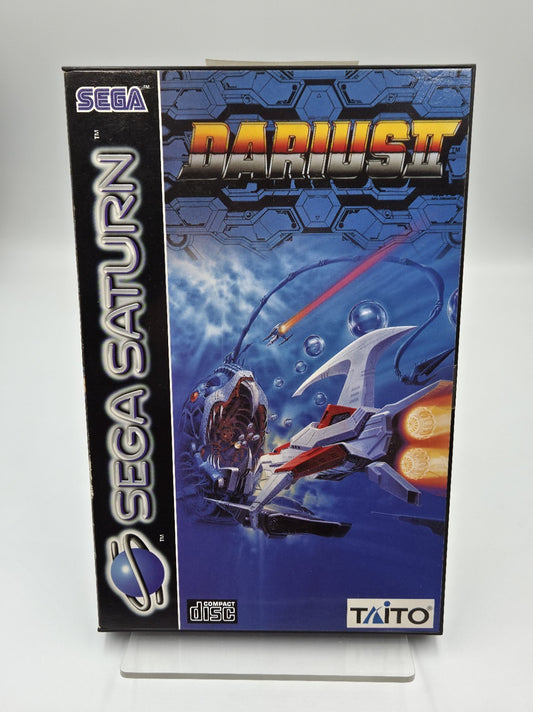 Sega Saturn Spiel Darius II mit OVP und Anleitung  Multilingual
