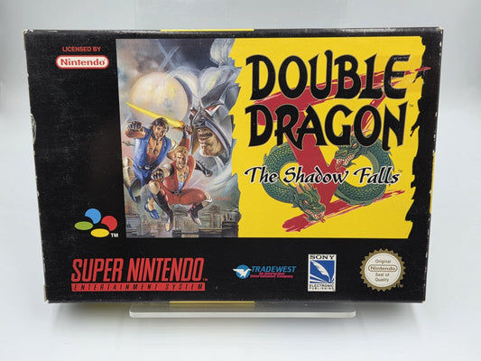SNES Super Nintendo Double Dragon V The Shadow Falls mit OVP und Anleitung EUR