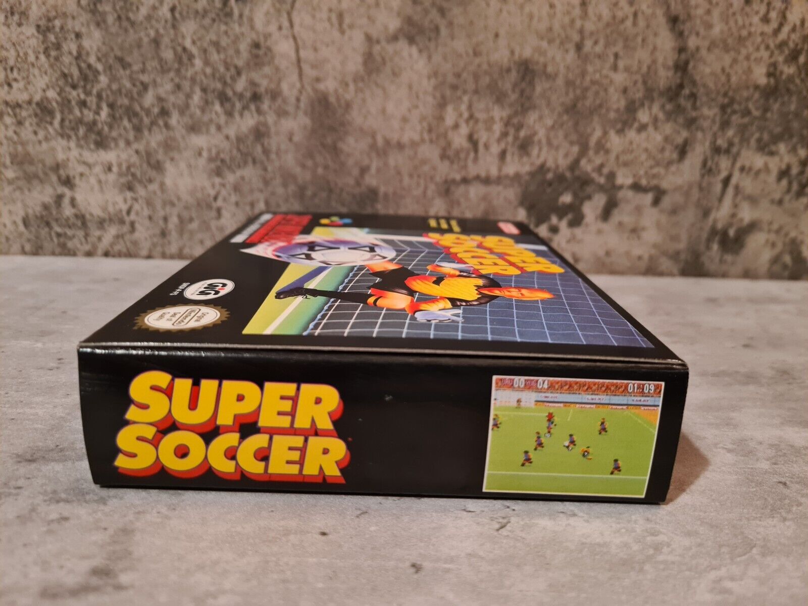 SNES Super Nintendo Super Soccer New Old Stock Neu unbenutzt ITA - T-Retro-Games 
