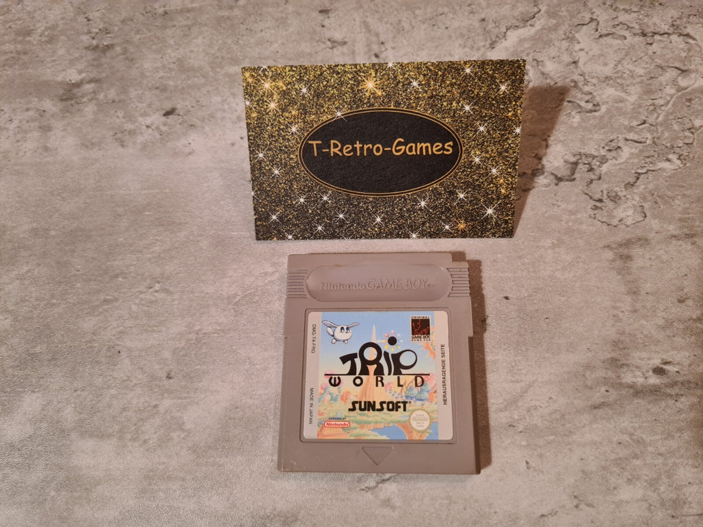Nintendo Game Boy Classic Spiel Trip World Modul FRG