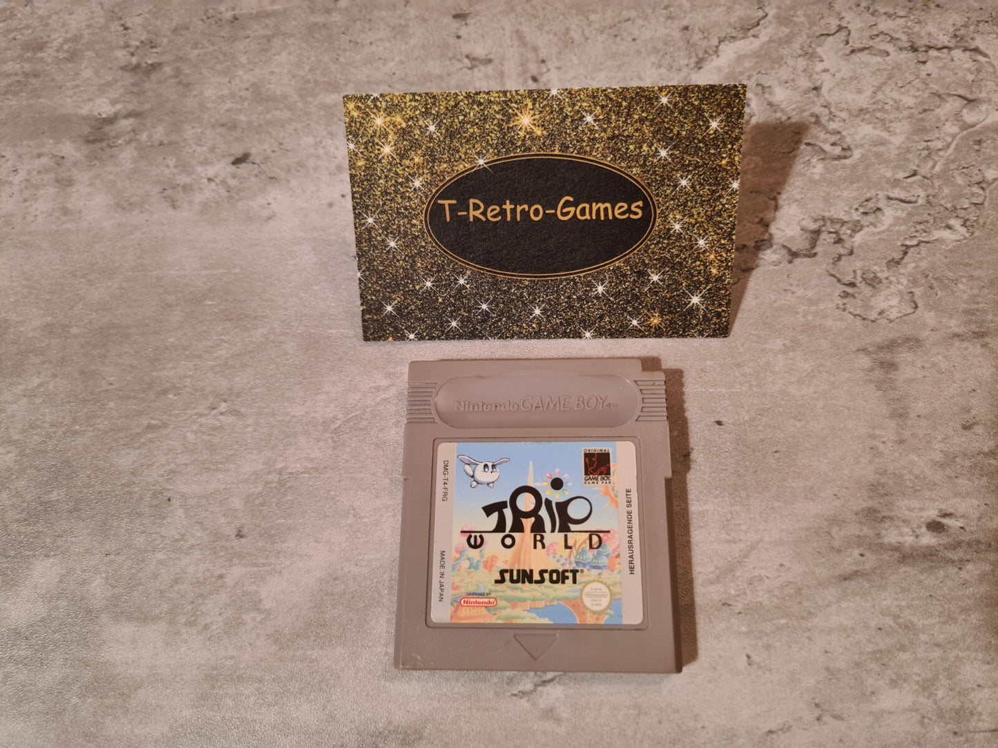 Nintendo Game Boy Classic Spiel Trip World Modul FRG