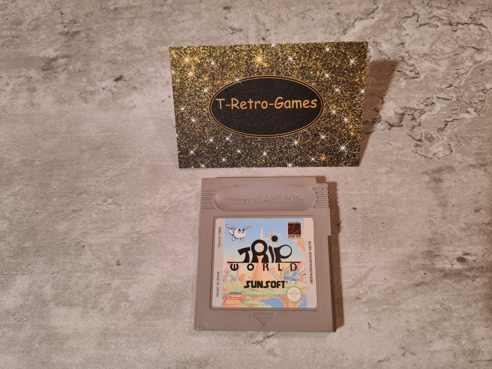 Nintendo Game Boy Classic Spiel Trip World Modul FRG