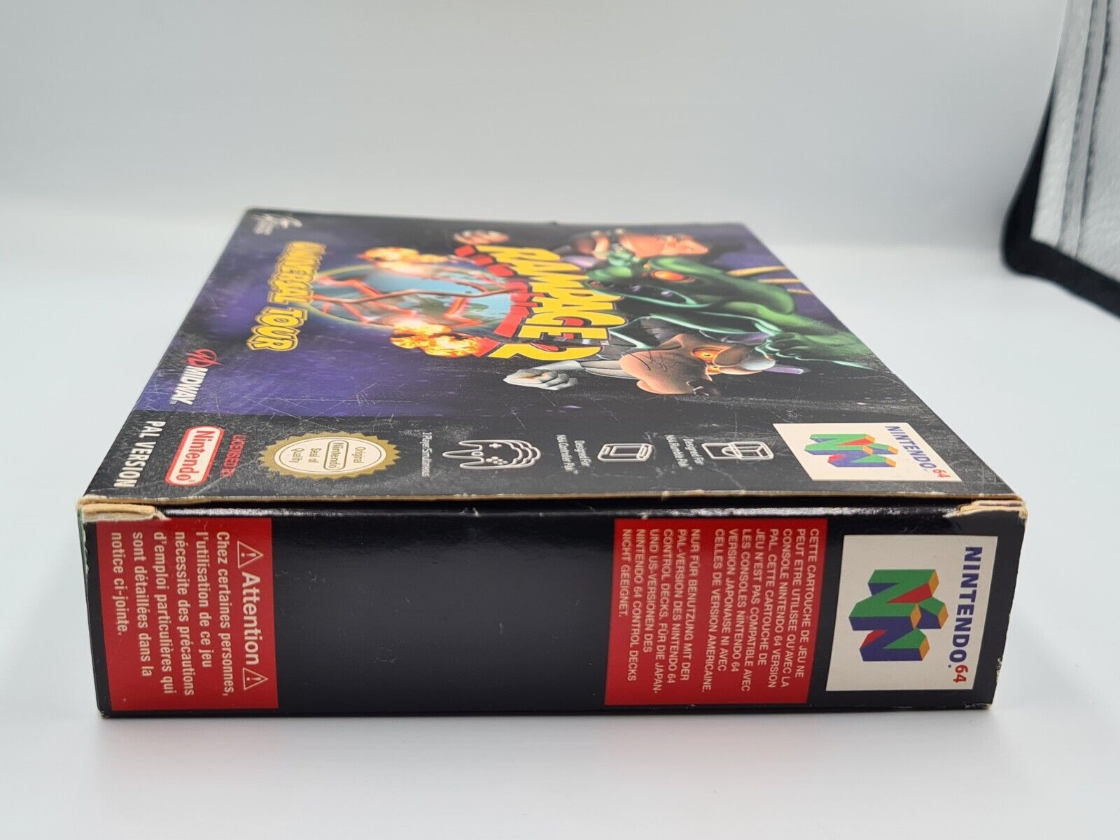 N64 Nintendo 64 Rampage 2 Universal Tour mit OVP und Anleitung EUR - T-Retro-Games 