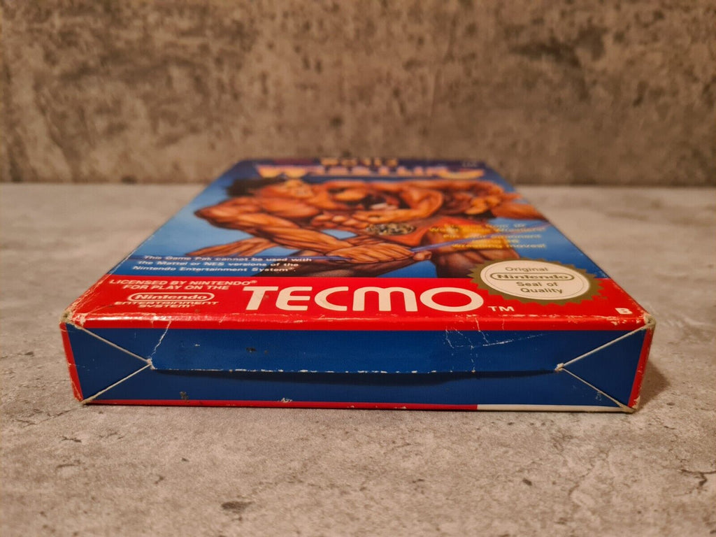 NES Tecmo World Wrestling mit OVP und Anleitung NOE - T-Retro-Games 