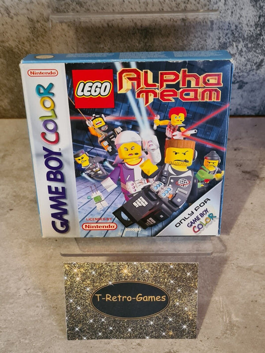 Nintendo Game Boy Color Spiel Lego Alpha Team mit OVP und Anleitung EUR - T-Retro-Games 