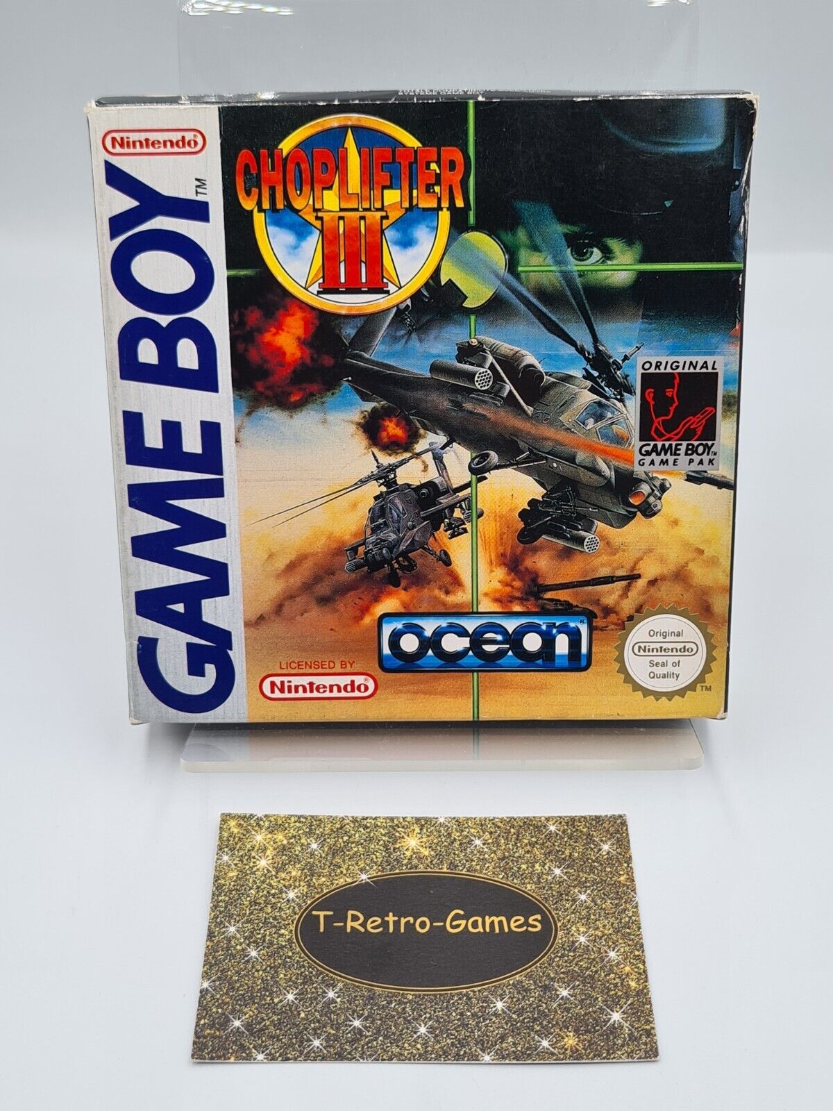 Nintendo Game Boy Classic Choplifter III mit OVP und Anleitung EUR - T-Retro-Games 