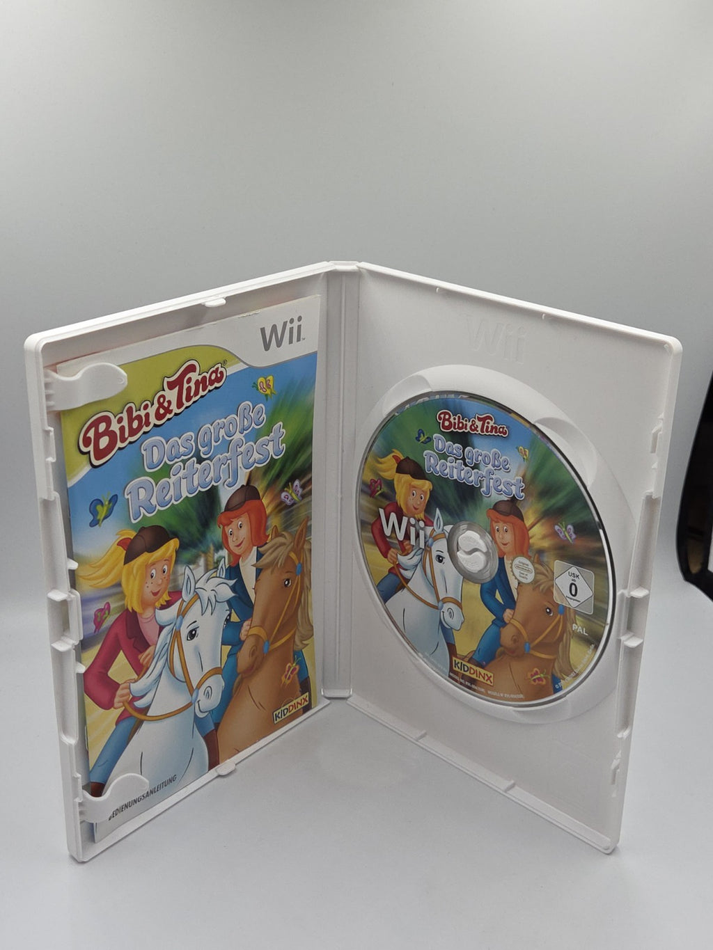 Nintendo Wii Spiel Bibi & Tina Das große Reiterfest mit OVP und Anleitung GER
